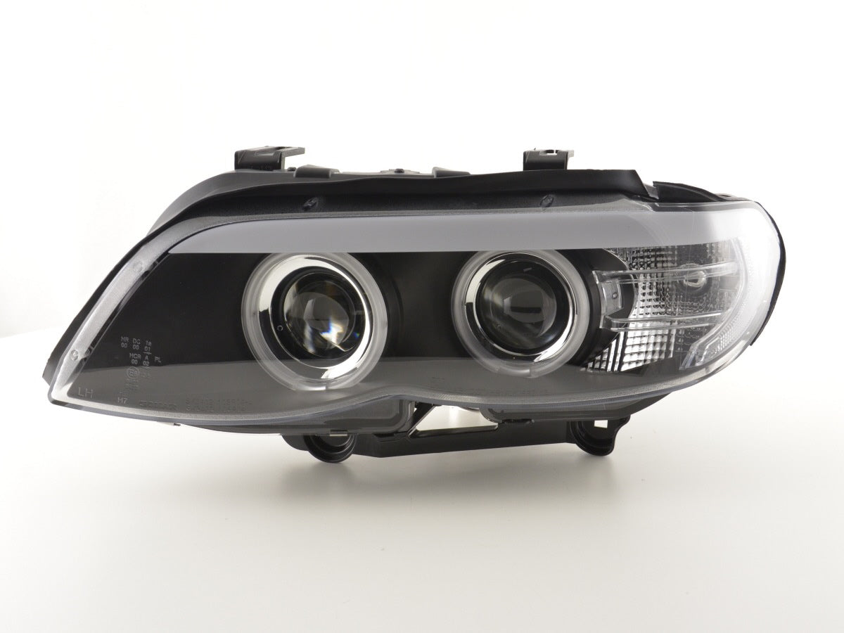 Scheinwerfer Set Xenon Daylight CCFL TFL-Optik BMW X5 E53 04-06 schwarz Scheinwerfer Set Xenon Daylight CCFL TFL-Optik BMW X5 E53 04-06 schwarz